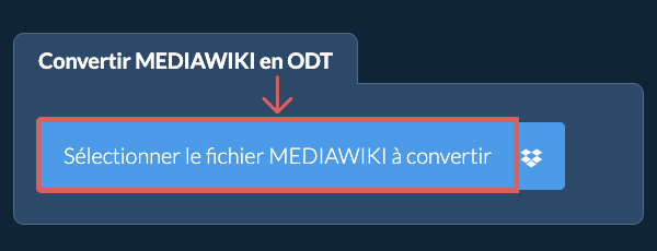 Convertir MEDIAWIKI en ODT