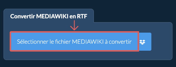 Convertir MEDIAWIKI en RTF