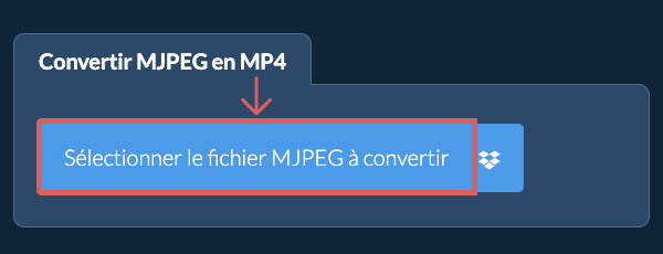 Convertir MJPEG en MP4