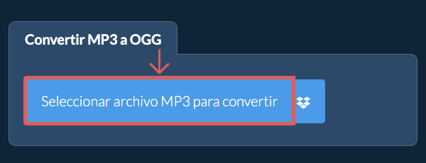 Convertir MP3 a OGG