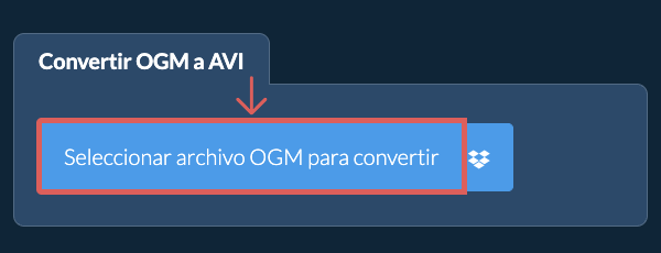 Convertir OGM a AVI