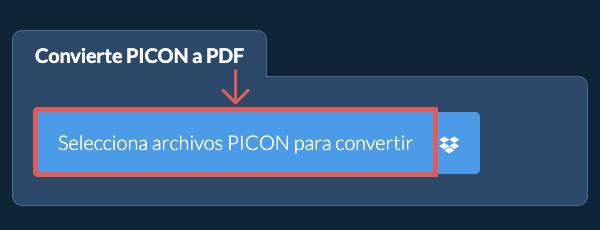 Convierte PICON a PDF