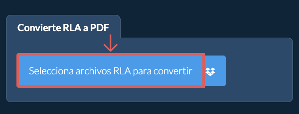 Convierte RLA a PDF