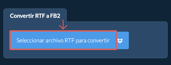 Convertir RTF a FB2