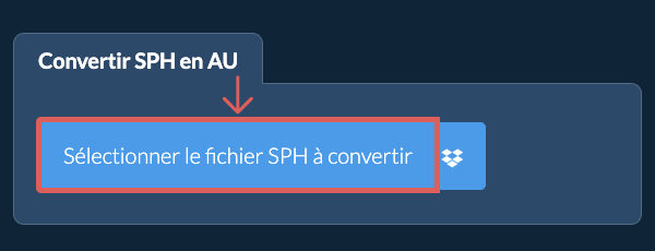 Convertir SPH en AU