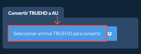 Convertir TRUEHD a AU