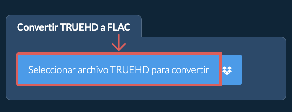 Convertir TRUEHD a FLAC