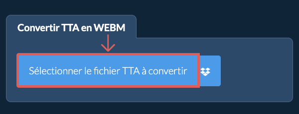 Convertir TTA en WEBM