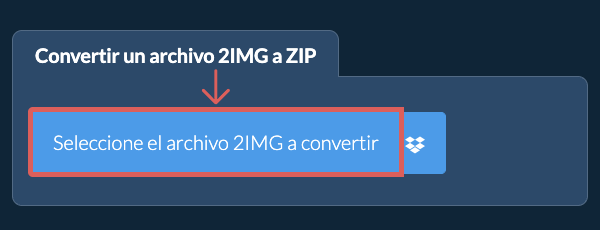 Convertir un archivo 2IMG a ZIP