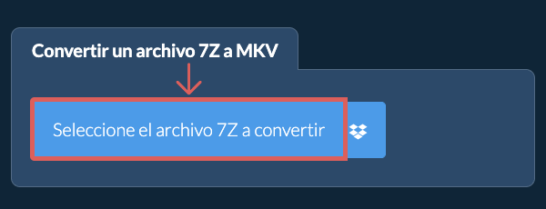 Convertir un archivo 7Z a MKV