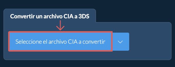 Convertir un archivo CIA a 3DS