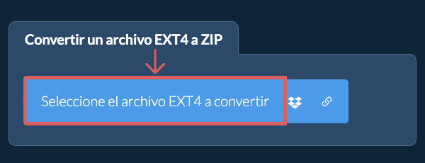 Convertir un archivo EXT4 a ZIP