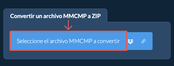Convertir un archivo MMCMP a ZIP