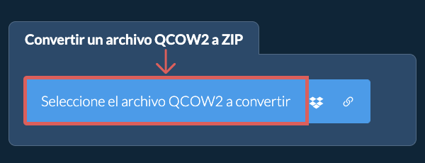 Convertir un archivo QCOW2 a ZIP