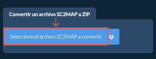 Convertir un archivo SC2MAP a ZIP