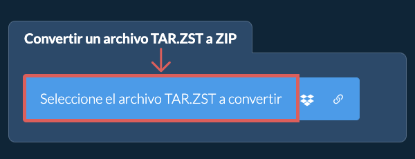 Convertir un archivo TAR.ZST a ZIP