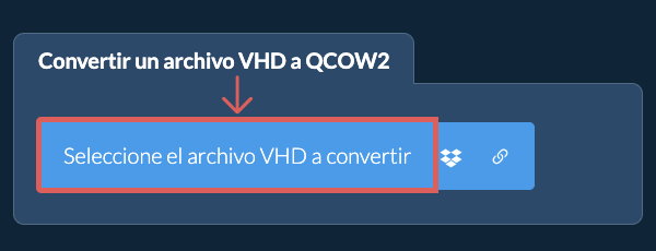 Convertir un archivo VHD a QCOW2
