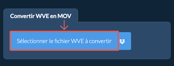 Convertir WVE en MOV