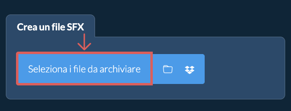 1. Crea un file SFX