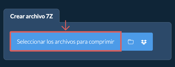 1. Crear archivo 7Z