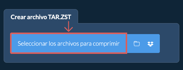 1. Crear archivo TAR.ZST