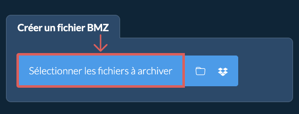 1. Créer un fichier BMZ