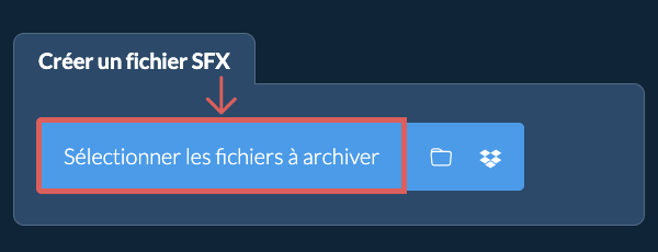 1. Créer un fichier SFX