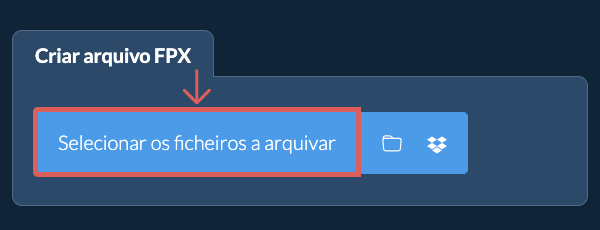 1. Criar arquivo FPX