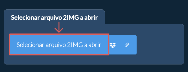Selecionar arquivo 2IMG a abrir