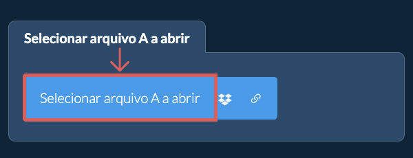 Selecionar arquivo A a abrir