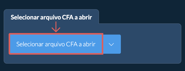 Selecionar arquivo CFA a abrir