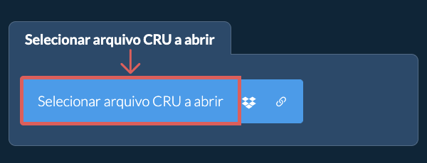 Selecionar arquivo CRU a abrir