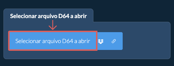 Selecionar arquivo D64 a abrir