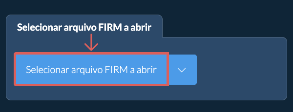 Selecionar arquivo FIRM a abrir