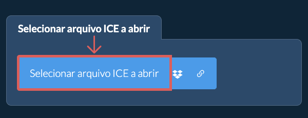 Selecionar arquivo ICE a abrir