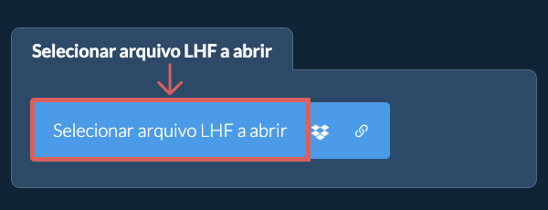 Selecionar arquivo LHF a abrir