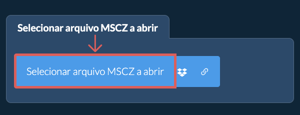 Selecionar arquivo MSCZ a abrir