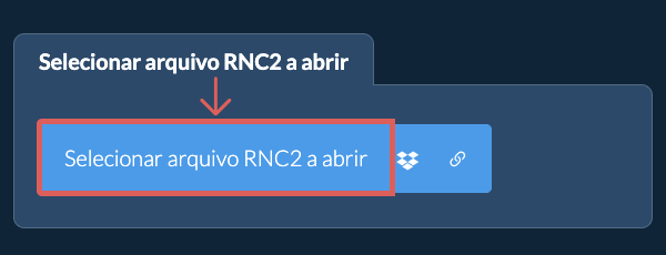 Selecionar arquivo RNC2 a abrir