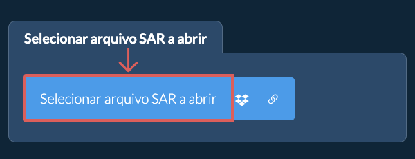 Selecionar arquivo SAR a abrir