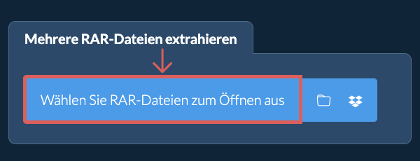 Mehrere RAR-Dateien extrahieren