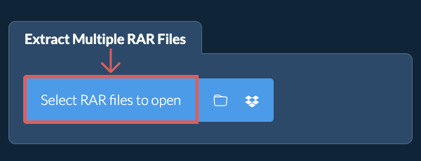 Extract Multiple RAR Files