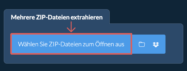 Mehrere ZIP-Dateien extrahieren
