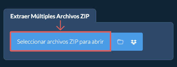 Extraer Múltiples Archivos ZIP