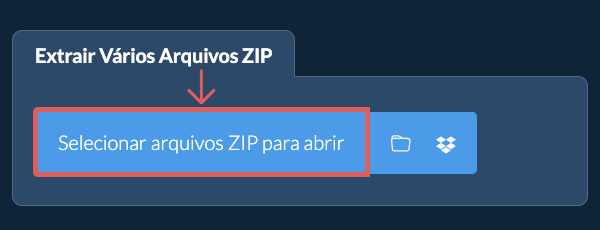 Extrair Vários Arquivos ZIP