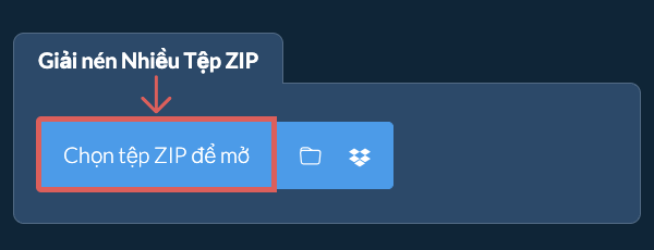 Giải nén Nhiều Tệp ZIP