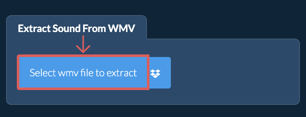 Extract Sound From wmv