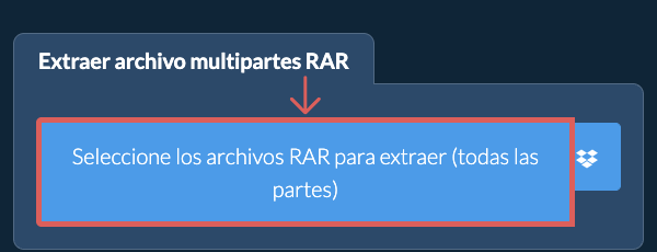 Abrir archivo RAR