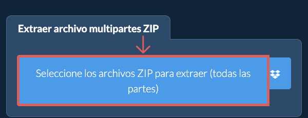 Abrir archivo ZIP
