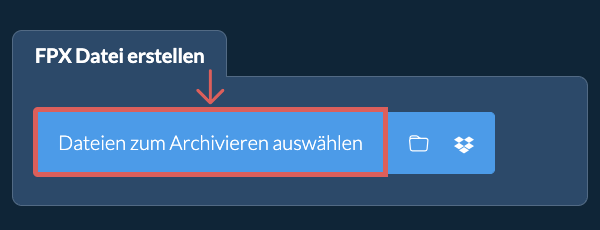 1. FPX Datei erstellen