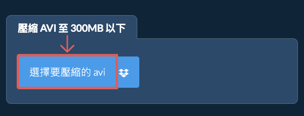 壓縮 avi 至 300MB 以下